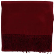 Michelsons of London Wide Textured Silk Dress Scarf - Wine