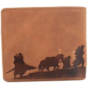 Mustard Ring Bifold and Coin Wallet - Brown