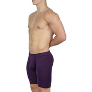 Obviously EliteMan Boxer Brief 9inch Leg - Purple