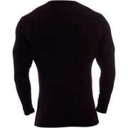 Obviously Essence Deep V-Neck Long Sleeve Undershirt - Black