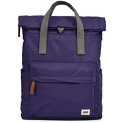 Roka Canfield B Medium Sustainable Nylon Backpack - Mulberry Purple