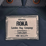Roka Canfield B Small Sustainable Nylon Backpack - Smoke Grey