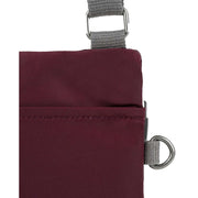Roka Chelsea Sustainable Nylon Pocket Sling Bag - Plum Burgundy