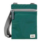 Roka Chelsea Sustainable Nylon Pocket Sling Bag - Teal Green