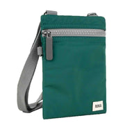 Roka Chelsea Sustainable Nylon Pocket Sling Bag - Teal Green