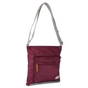 Roka Kennington B Medium Sustainable Nylon Cross Body Bag - Plum Purple