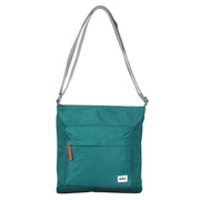 Roka Kennington B Medium Sustainable Nylon Cross Body Bag - Teal Green