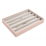 Stackers Classic Necklace Tray - Blush Pink/Grey