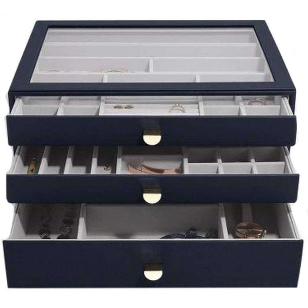 Navy Stackers Womens Supersize Set of Drawers – KJ Beckett
