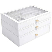 Stackers Supersize Set of 3 Drawers - Pebble White