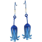 Ti2 Titanium Woodland Bluebell Drop Earrings - Blue