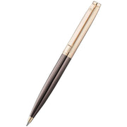 Waldmann Pens Tuscany Pinstripe Mechanical Pencil - Chocolate Brown/Rose Gold