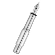 Waldmann Pens Voyager Stainless Steel Nib Fountain Pen - All Silver