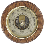 Woodford Solid Oak Barometer - Brown/Bronze