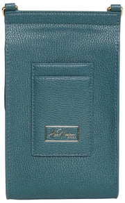 Alice Wheeler London Mini Bloomsbury Umhängetasche – Blaugrün