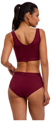 Falke Daily Comfort Print 2-pack bustier bralette - Rood