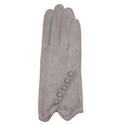 dents-buttoned-faux-suede-gloves---dove-grey-34477541
