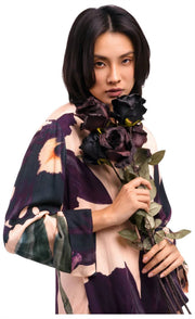 Powder Midnight Orchid Lux Jacke – Weiß