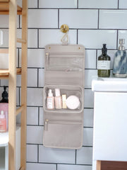 Stackers Small Hanging Wash Bag - Taupe