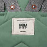 roka-finchley-a-small-recycled-canvas-backpack---frost-green-34462538