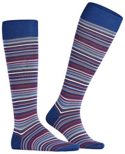 Falke Microblock Kniekousen - Stonewash Blauw