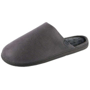 isotoner-square-patterned-smart-mule-slippers---grey-34523483