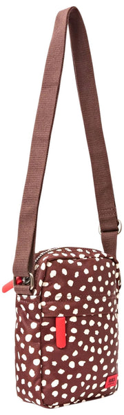 Roka Bond Recycled Canvas Crossbody Bag - Brown Spot