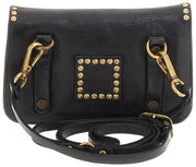 Campomaggi Gloria Crossbody Tas met Pochette Studs - Zwart