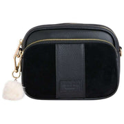 pom-pom-london-original-suede-and-leather-crossbody-bag---black-35929238