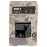 totes-toasties-novelty-original-slipper-socks---stag-black-34474120