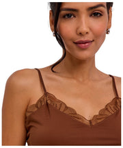 Falke Delicate Touch Chemise Top - Deer Brown