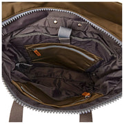 Roka Canfield B Mittelgroßer Rucksack aus recyceltem Nylon – Armeegrün
