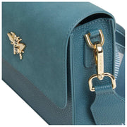 Alice Wheeler London Highbury Crossbody Tas - Blauwgroen
