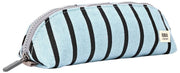 Roka Tate Kleine Baumwoll-Canvas-Tasche – Blau gestreift