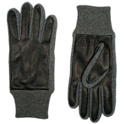 dents-harrogate-knitted-cuff-leather-gloves---black-34491041