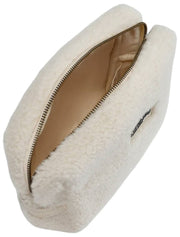 Hindbag Leon Teddy Kulturbeutel – Arktisches Weiß