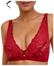 Falke Triangel-Bralette „Delicate Touch“ – Ventimiglia Rot