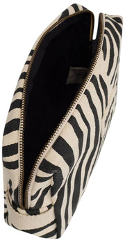 Hindbag Leon Kulturbeutel – Ecru Zebra