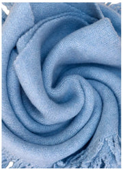Kuscheliger Schal „Powder Emily“ – Jeansblau