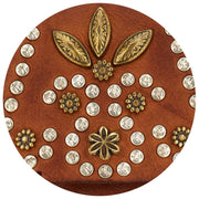 Campomaggi Siena Stud Handytasche – Cognac Tan