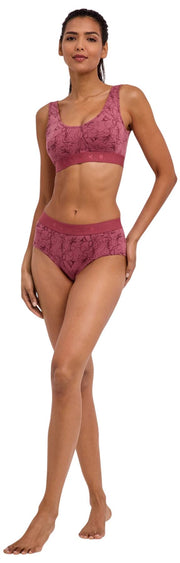 Falke Daily Comfort Print 2-Pack Hipster Brief - Red