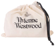 Vivienne Westwood Hazel Treasure XL-Handtasche aus Wildleder – Schwarz