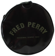 Fred Perry Classic Barrel Bag - Laurierkrans Groen/Zwart