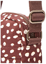 Roka Bond Recycled Canvas Crossbody Bag - Brown Spot