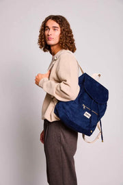 Hindbag Eliot Rugzak - Fluweel Marineblauw