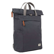 roka-finchley-a-medium-recycled-canvas-backpack---faded-black-34462576