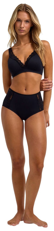 Falke Delicate Touch Mid Waist Slip – Schwarz