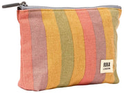 Roka Maida Vale Kleiner Baumwoll-Canvas-Beutel – Faded Multi Stripe