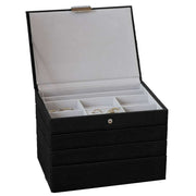 stackers-classic-set-of-4-jewellery-box---black-raffia-34950144