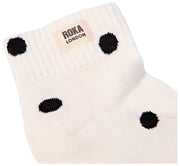 Roka Wembley-Söckchen – Marshmellow White Dot